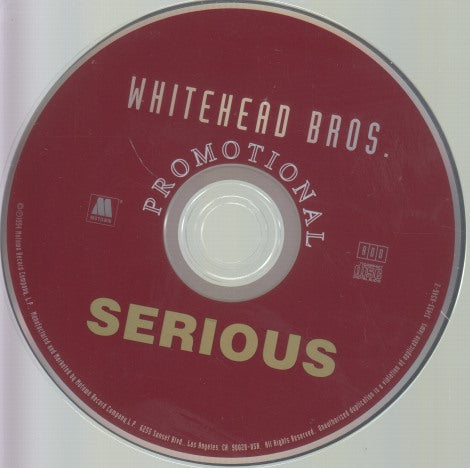 Whitehead Bros.: Serious Promo Stamped