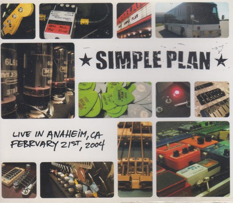 Simple Plan: Live In Anaheim, CA February 21st, 2004 8-Track Limited Numbered Promo
