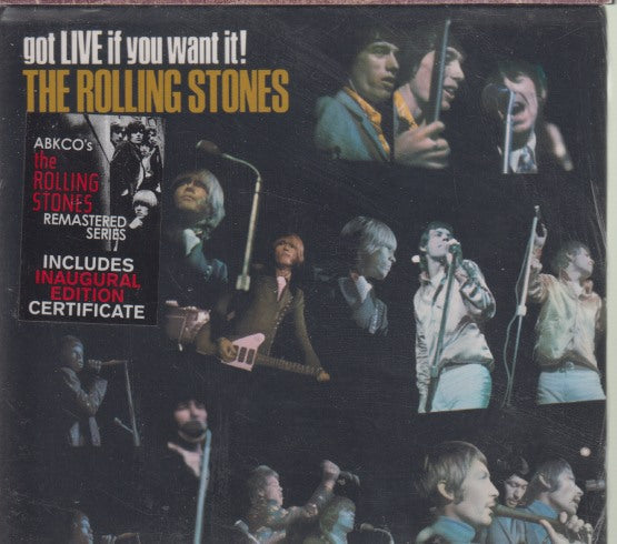 The Rolling Stones: Got Live If You Want It! w/ Inaugural Edition Certificate Hype Sticker