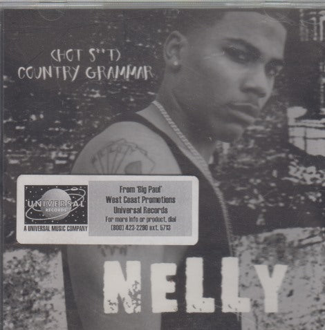 Nelly: Hot S**t Country Grammar 5-Track Promo w/ Licensing Sticker