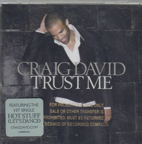 Craig David: Trust Me Promo Stamped w/ Hype Sticker