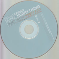 Gerald Levert: Taking Everything: Remix 2-Track Promo w/ Back Artwork