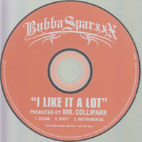 Bubba Sparxxx: I Like It A Lot 3-Track Promo w/ Back Artwork