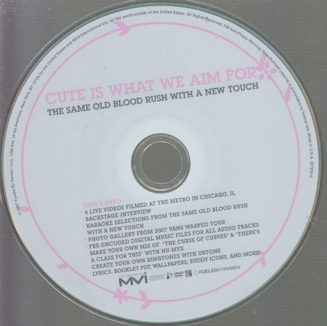Cute Is What We Aim For: The Same Old Blood Rush With A New Touch w/ No Artwork