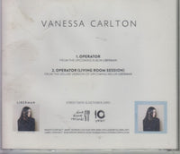 Vanessa Carlton: Operator 2-Track Promo w/ Back Artwork & Hype Sticker
