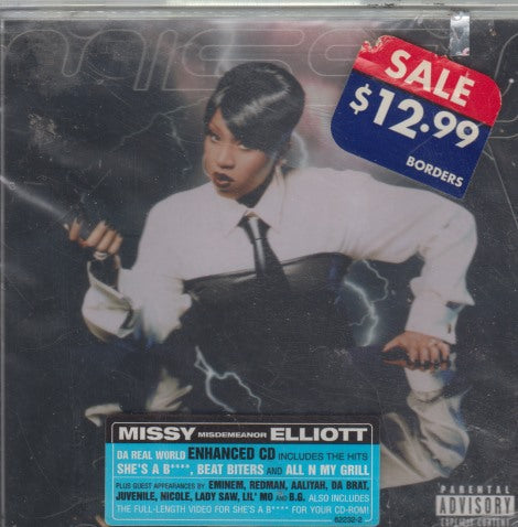 Missy Misdemeanor Elliott: Da Real World w/ Hype Sticker & Cracked Case