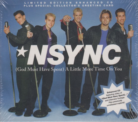 NSYNC: God Must Have Spent A Little More Time On You Limited Collector's 3-Track Maxi-Single