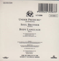 Queen & David Bowie: Under Pressure 3-Track Maxi-Single Mini