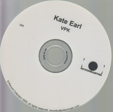Kate Earl: VPK Electronic Video Press Kit Promo w/ No Artwork