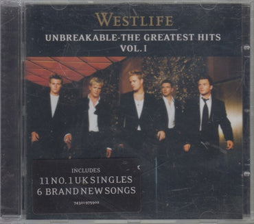 Westlife: Unbreakable: The Greatest Hits Vol. I w/ Hype Sticker & Cracked Case