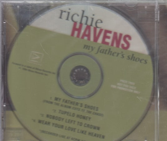 Richie Havens: My Father's Shoes 4-Track Promo w/ Cracked Case