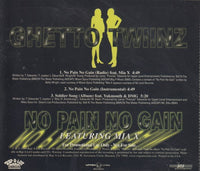 Ghetto Twiinz: No Pain No Gain 3-Track Promo w/ Back Artwork