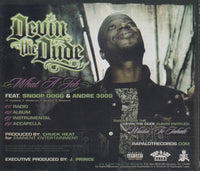 Devin The Dude: What A Job 4-Track Promo w/ Back Artwork