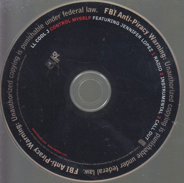 LL Cool J Featuring Jennifer Lopez: Control Myself 3-Track Promo w/ No Artwork