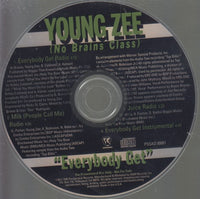 Young Zee: No Brains Class: Everybody Get 4-Track Promo w/ Cracked Case
