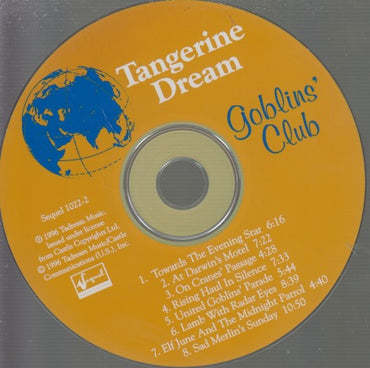 Tangerine Dream: Goblins' Club w/ No Artwork