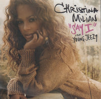 Christina Milian Feat. Young Jeezy: Say I 4-Track Promo w/ Front Artwork