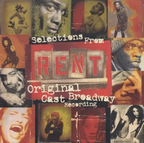 Selections From RENT: Original Cast Broadway Recording 10-Track Promo