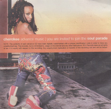 Cherokee: Soul Parade 12-Track Advance Promo w/ Front Artwork