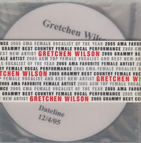 Gretchen Wilson: All Jacked Up / Dateline 12/4/2005 Promo w/ Hype Sticker & Drill Hole