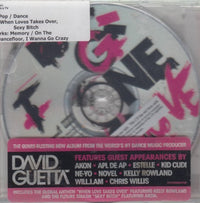David Guetta: One Love Promo Stamped w/ Hype Sticker & Back Artwork