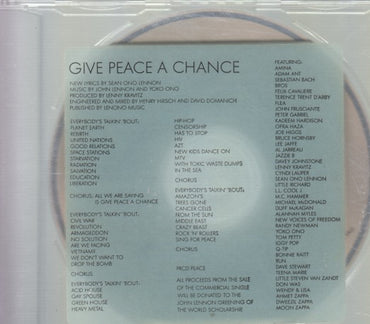 Peace Choir: Give Peace A Chance 1-Track Promo w/ Hype Sticker