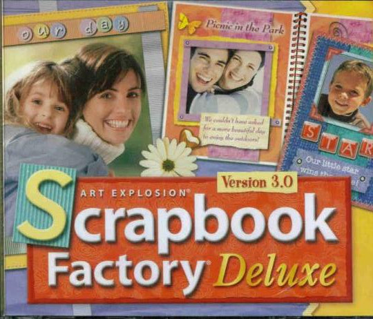 Art Explosion Scrapbook Factory 3.0 Deluxe 4-Disc Set