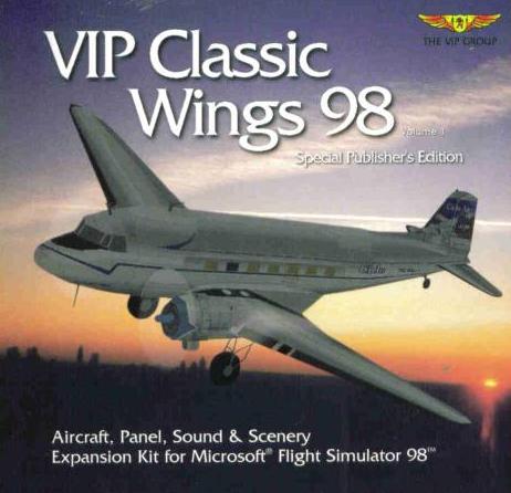 Microsoft Flight Simulator 98 w/ VIP Classic Wings 98 Vol 1