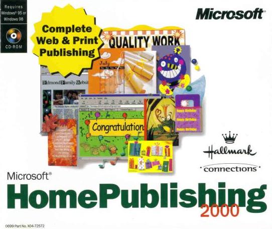 Microsoft Home Publishing 2000 3-Disc Set