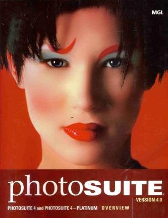 MGI PhotoSuite 4.0 Platinum 2-Disc Set w/ Manual