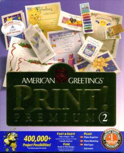American Greetings Print!  2 Premium
