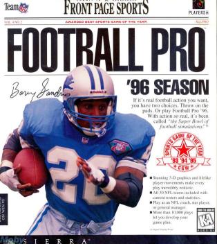 Front Page Sports Football Pro '96