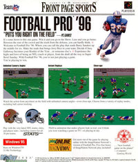 Front Page Sports Football Pro '96