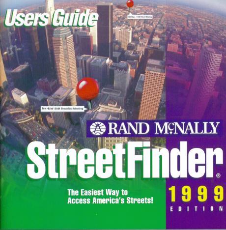 Rand McNally StreetFinder 1999