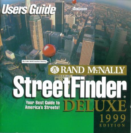 Rand McNally StreetFinder 1999 Deluxe