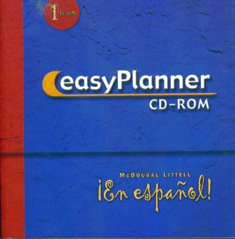 McDougal Littell En Espanol 1 EasyPlanner