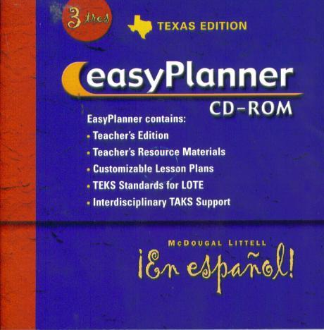 McDougal Littell En Espanol 3 EasyPlanner