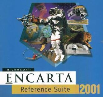 Microsoft Encarta Reference Suite 2001 w/ Manual - NeverDieMedia