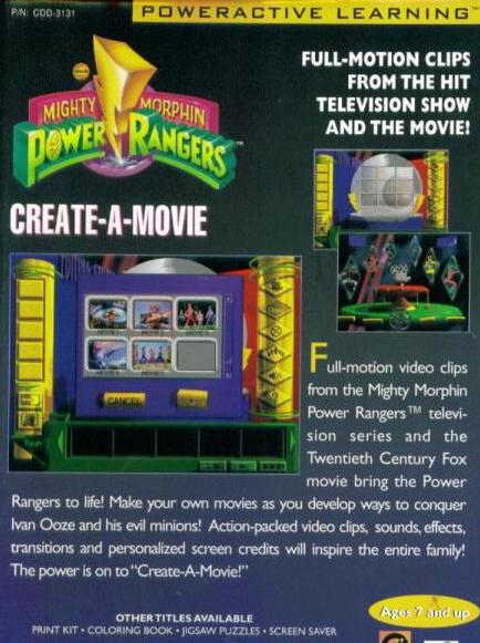 Power Rangers: Create-A-Movie – NeverDieMedia