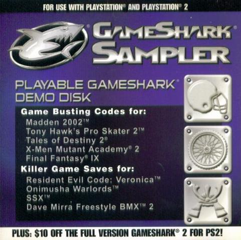 PS1 PLAYSTATION VIDEO GAME GAMESHARK ENHANCER DISC ONLY GAME SHARK
