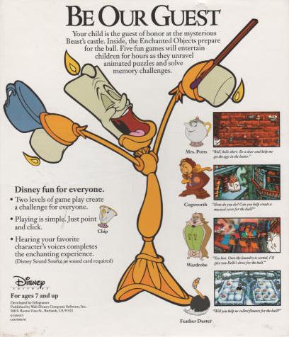 Disney's Beauty & The Beast: Be Our Guest