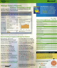 Microsoft Money 2003 Standard