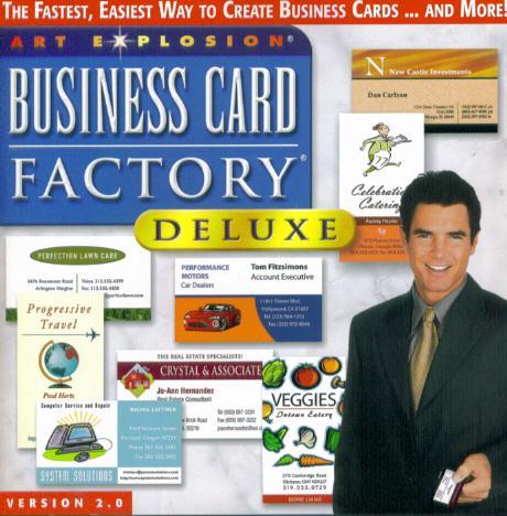 Art Explosion: Business Card Factory 2.0 Deluxe - NeverDieMedia