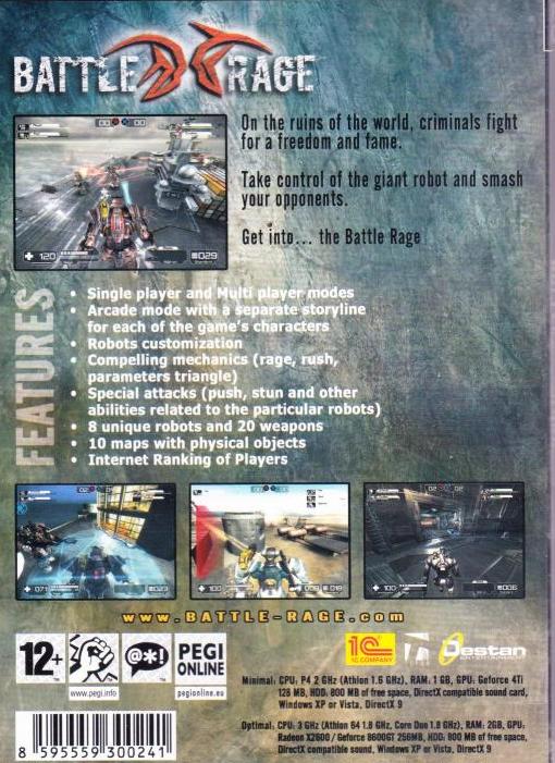 Battle Raget Battle Rage w/ Manual – NeverDieMedia