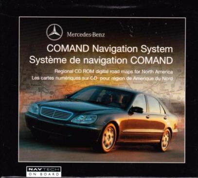 Mercedes-Benz Comand Navigation System: California & Nevada 2000