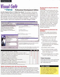 Visual Cafe For Java Professional Development w/ Manual