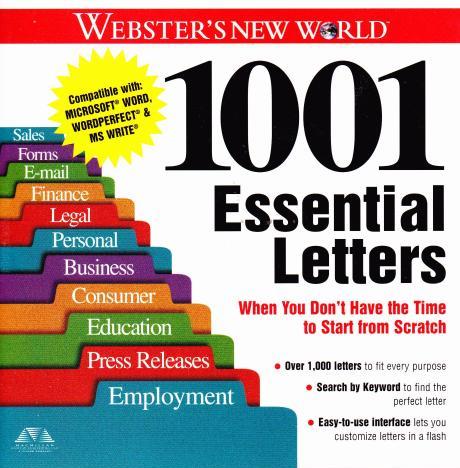 1001 Essential Letters