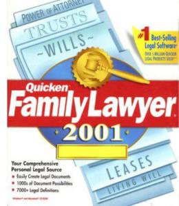 Quicken Family Lawyer 2001