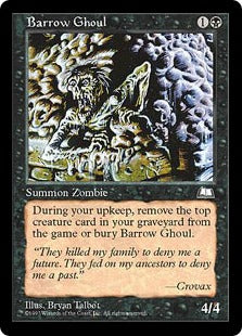 Magic The Gathering Card: Barrow Ghoul Weatherlight