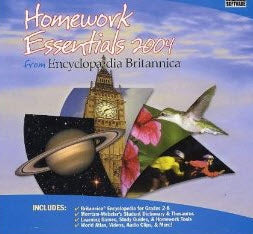 Encyclopaedia Britannica Homework Essentials 2004